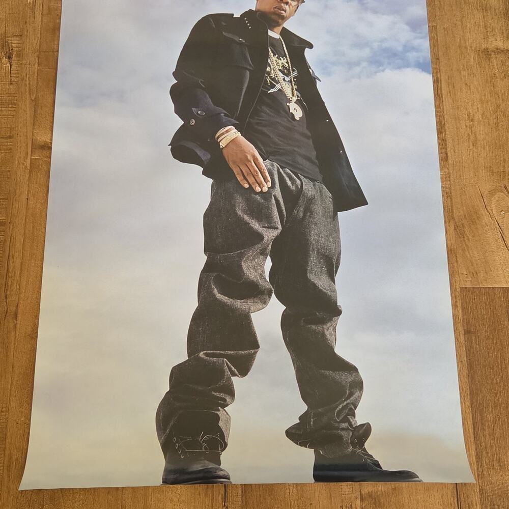 Vtg Y2k Jay-Z Kingdom Come Promo Poster